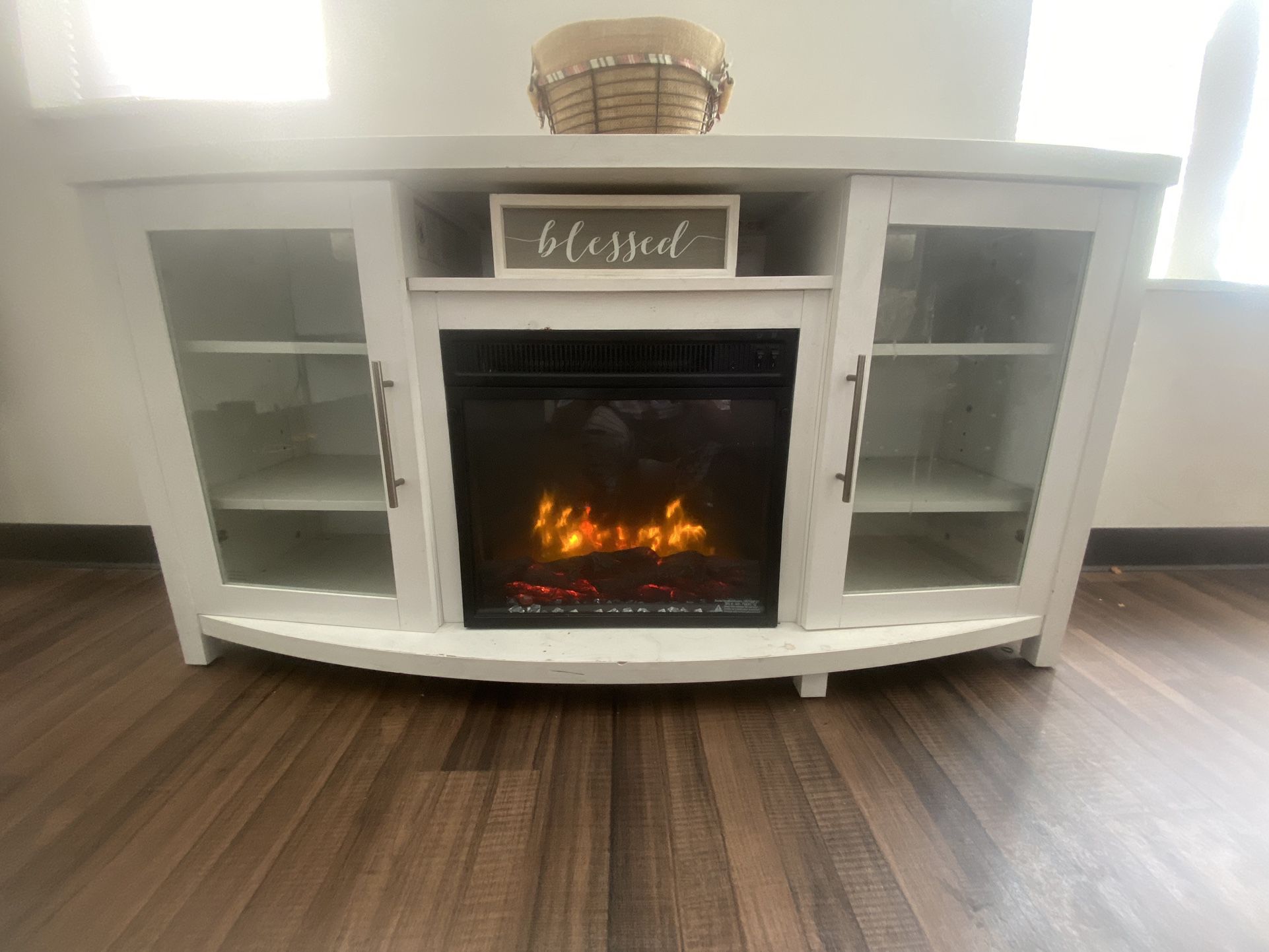 Heated Fireplace