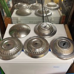 Vintage Chevy Impala Hubcaps