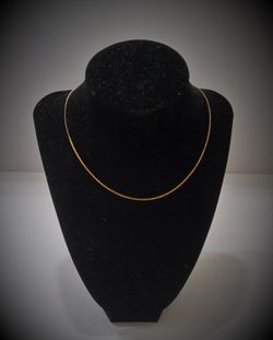 15" GOLD COLORED NECKLACE