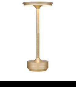 DSI LIGHTING 11.25 in. Bronze Gold Cordless Rechargeable LED Indoor/Outdoor Table Lamp