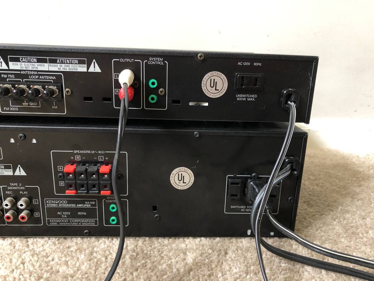 Kenwood Home Stereo Vintage System - Amplifier and Tuner Receiver