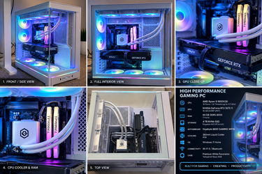 CyberPowerPC Gaming PC – Ryzen 9 9950X3D / RTX 5070 Ti / 64GB DDR5 / 4TB NVMe
