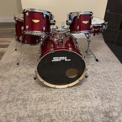 BRAND NEW UNOPENED - SPL Velocity 5 Piece Shell Pack - Drum Set (Ruby Red)