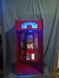 1950s Pay Phone Station