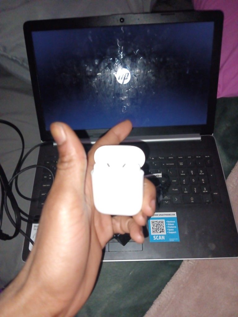 Laptop And Air pods