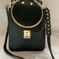 Small Real Leather Cross Hand Bag 