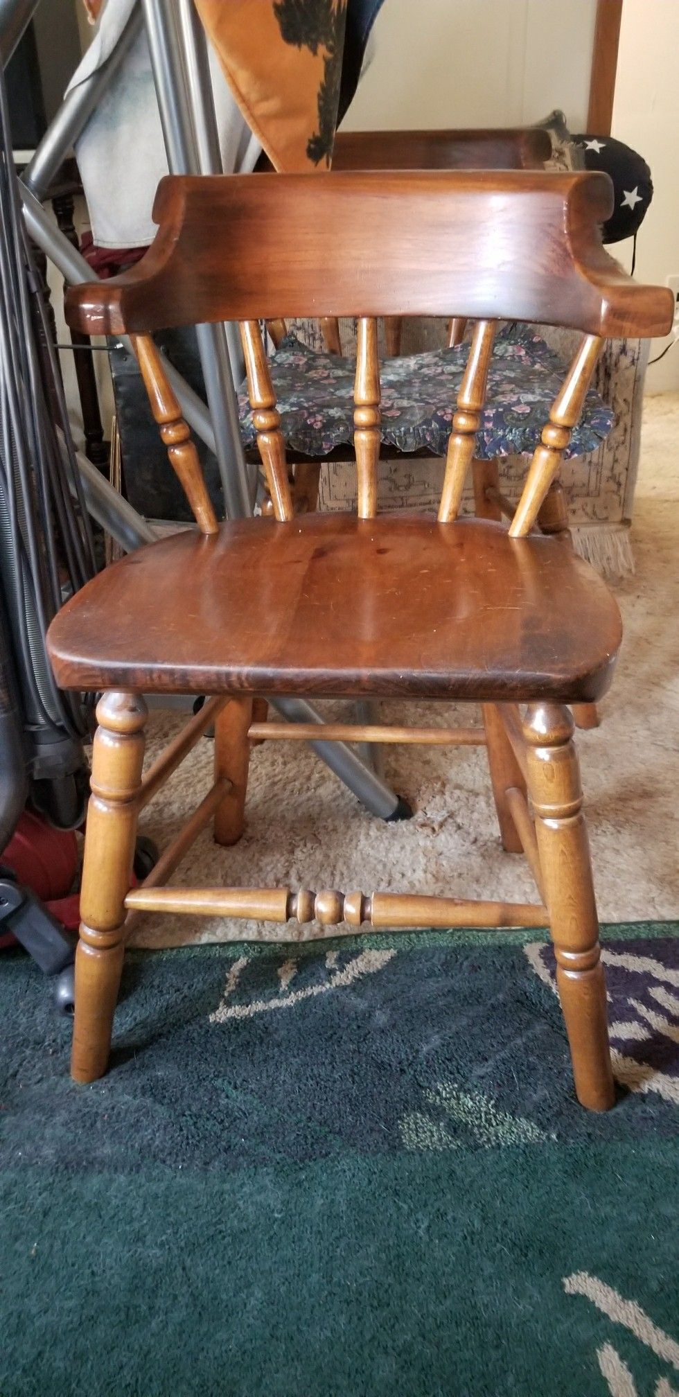 4 vintage captain chairs