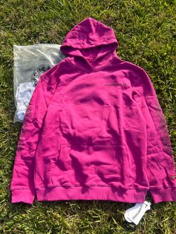 Purple Matty Boy Chrome Heart Hoodie