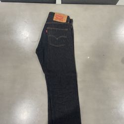 Levi's 501 black charcoal jeans