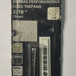 Lenox Tools 12106 Diamond Grit Hole Saw  3/16" / 5 mm Fast Clean Cutting