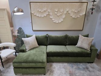 Proudly Made In USA 2 pc Contemporary Custom-Made sectional