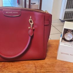 Michael Kors Purse And Watch