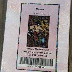 Diamond Art Club DAC Mona By Hannah Lynn Diamond Painting NEW RETIRED RARE