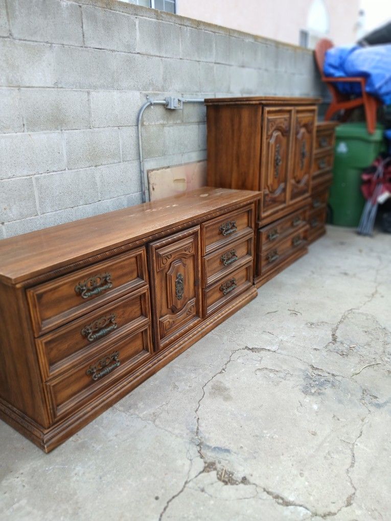 4 Piece Vintage Wood, $100