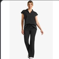 Black Healing Hands Scrub Set 