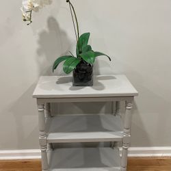 Classic Gray Side Table / Nightstand