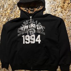 Supreme MM6 Maison Margiela Black Zip Up