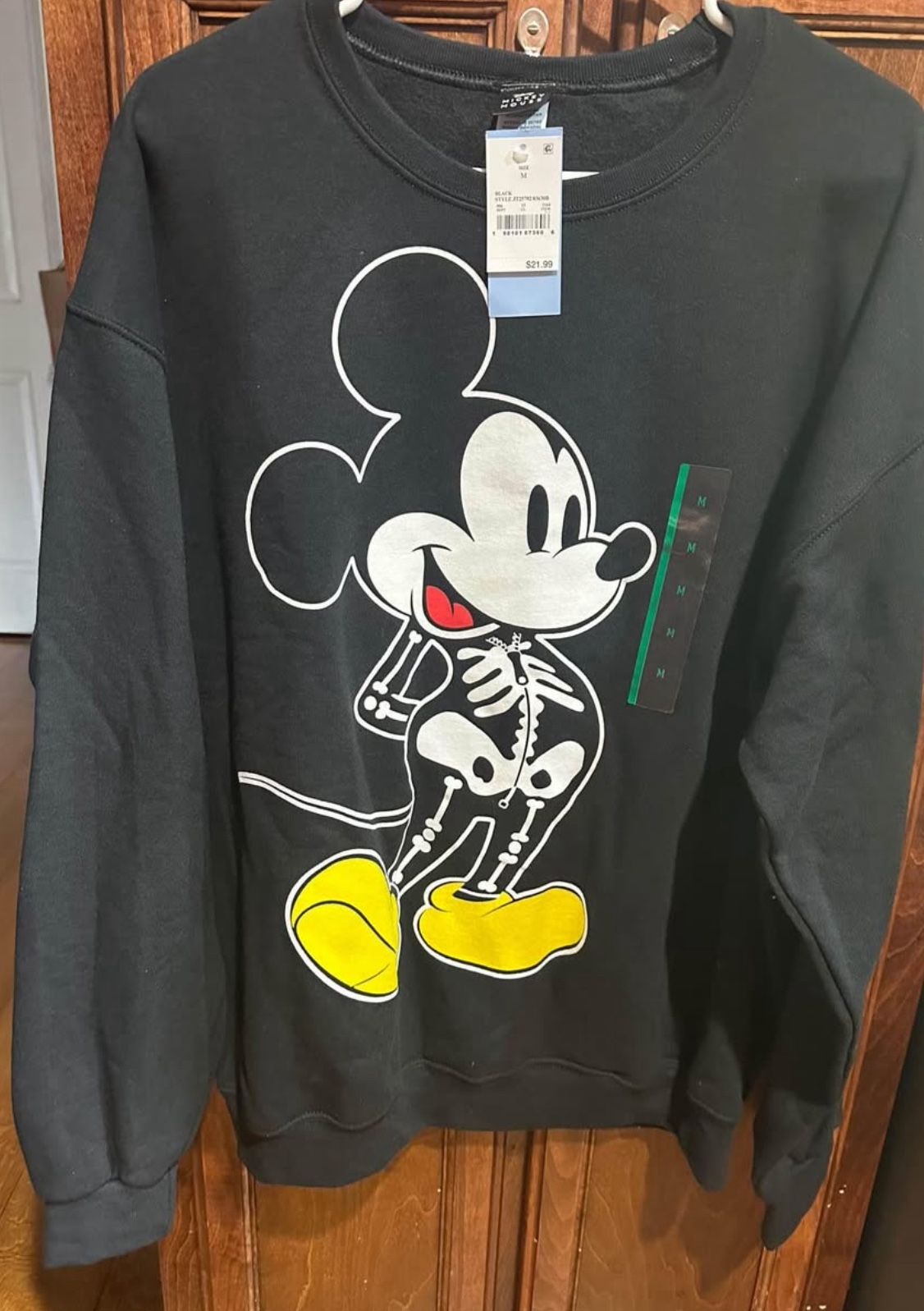 New Disney Mickey Mouse Halloween Sweatshirt