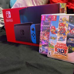 Nintendo Switch WITH 4 Extra Games 