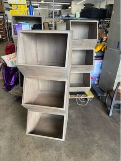 Restoration Hardware Mercantile Oversized 3-Bin Tower Bookcase