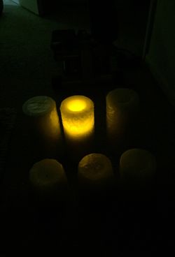 Brand new battery operated candle big and luxurious