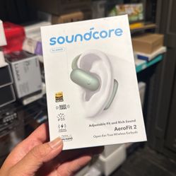 soundcore AeroFit 2 by Anker, Open-Ear Headphones, Adjustable Ear Hooks, Snug Fit, Rich Bass, Hi-Res, 42H Playtime, Bluetooth 5.4, IP55, AI Clear Call