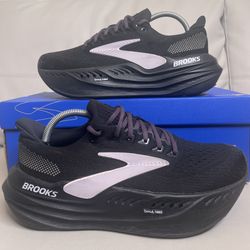 Brooks Glycerin Max Black Orchid Ice Grey Athletic Running Shoes Women’s Size 11