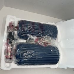 Blue Table Lamps Set of 2