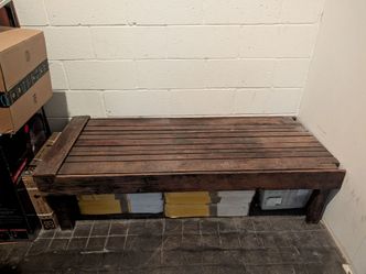 Wood Bench