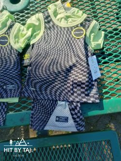18 months and 2 T - 3 piece  matching short sets