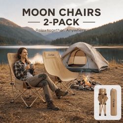 New -Set of 2  Folding Chair for camping