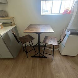 Brown Wood Surface Table