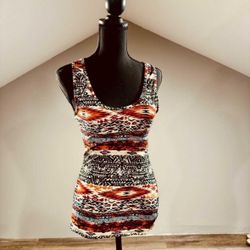 New Medium Aztec Tribal Tank