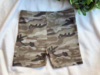 Camo Print Biker Shorts Toddler Boy