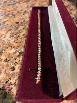 14K Zirconia Tennis Bracelet