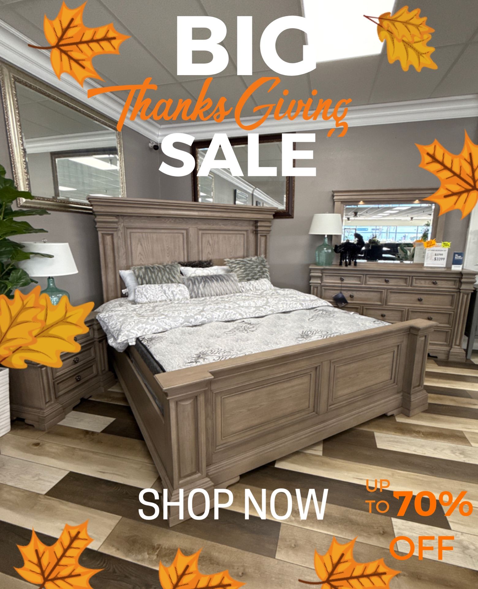 4 Pc King Bedroom Set Free Mattress