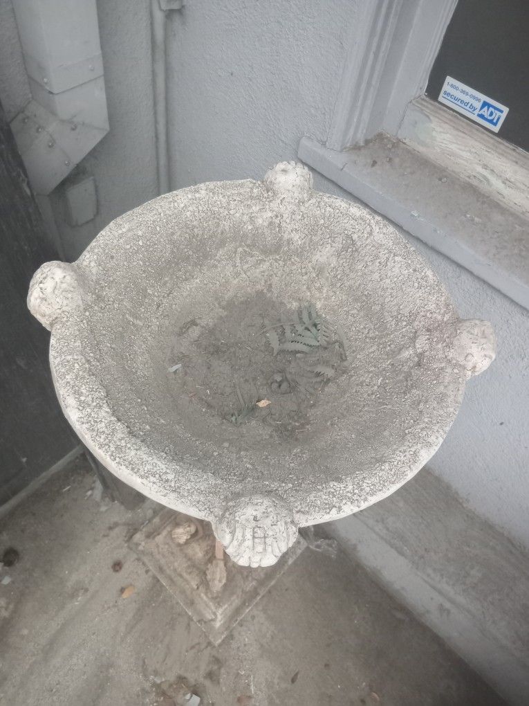 Stone Bird Bath