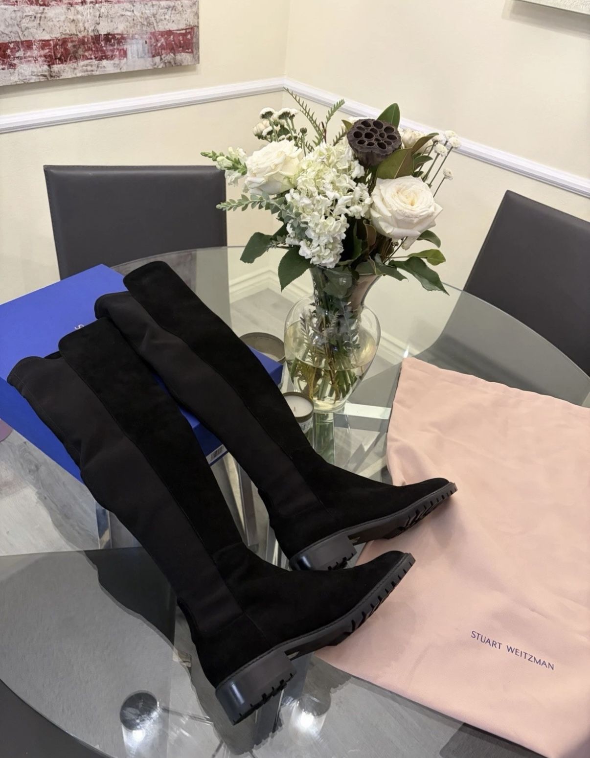 New Stuart Weitzman Over The Knee Boots 5050 