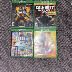 5 xbox games  NO NEGOTIATION 