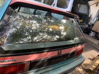 1990 Honda Civic Parts: Rear Hatch Door 