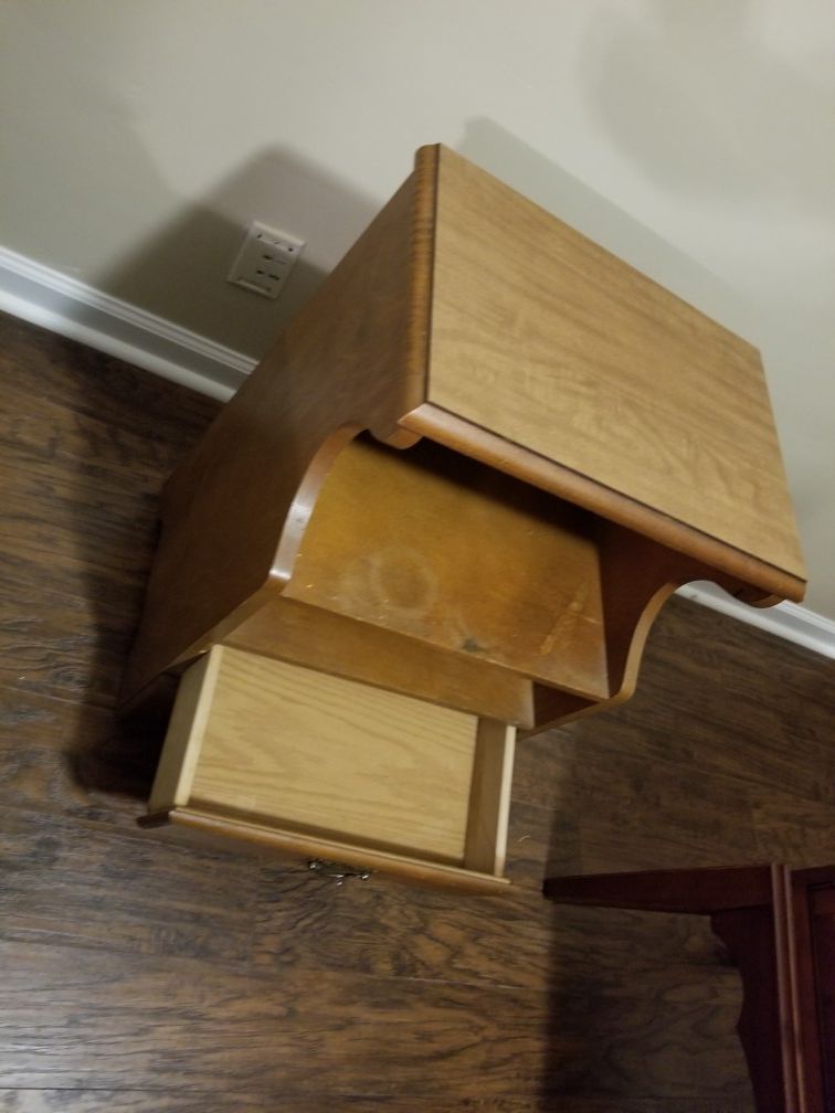 Wooden night stand