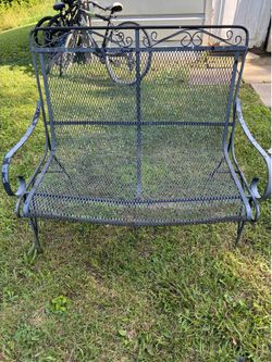 Metal bench