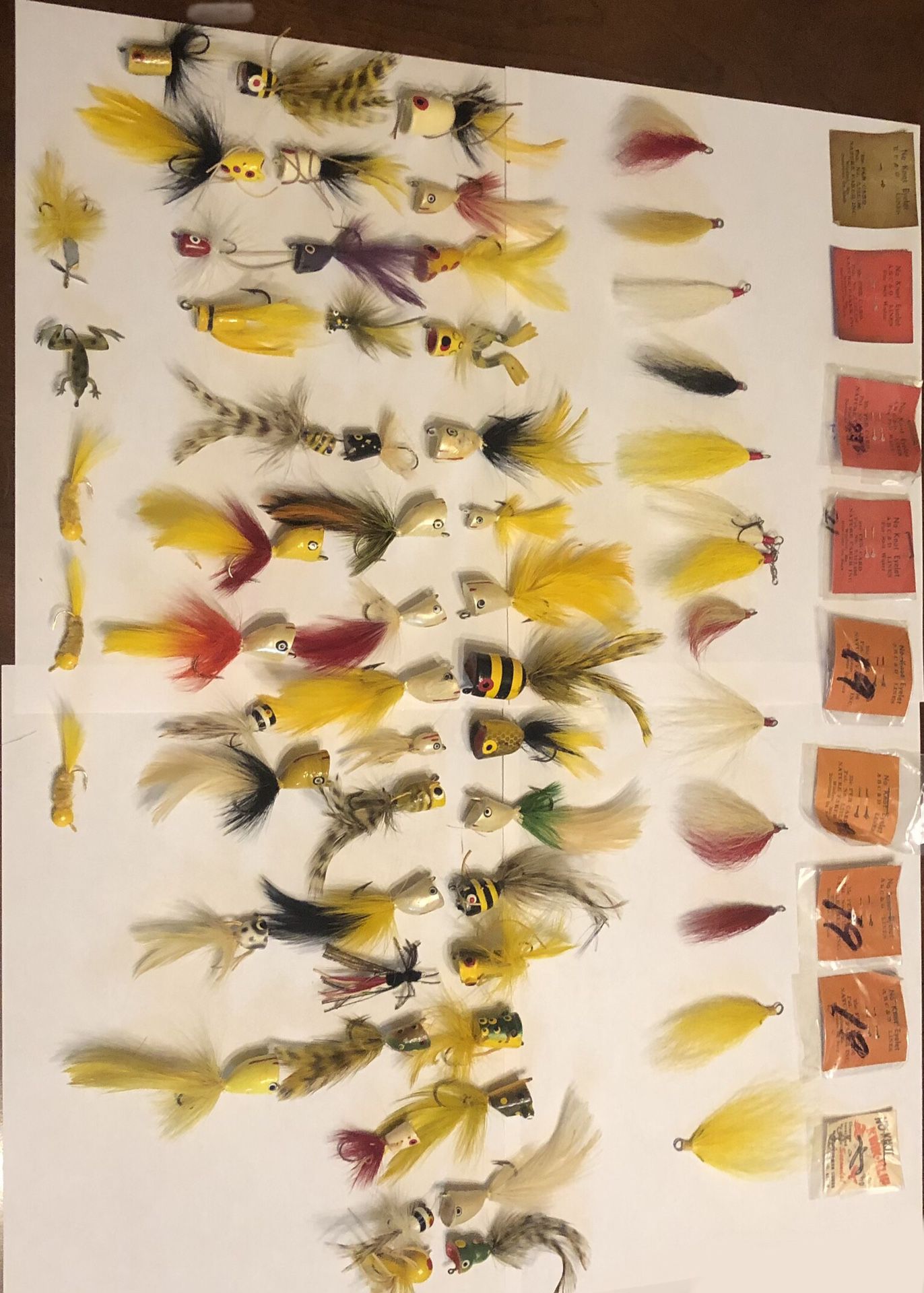Vintage Hand Painted  Fly Fishing Lures
