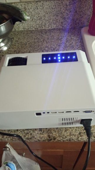 Brand New Led Projector High Lumens Pro White Model 