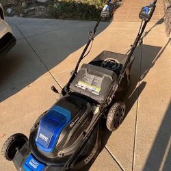 Cordless Lawn Mower w/ Backup Battery