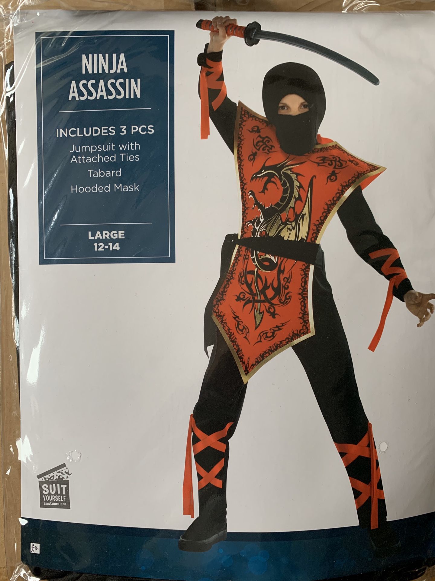 Ninja Assassin Halloween Costume for Kids