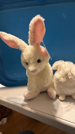 Set Of 2 SUPER SOFT Easter Bunnies