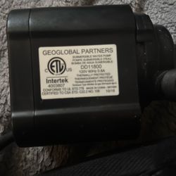 Geoglobal Partners 120 V Water Pump