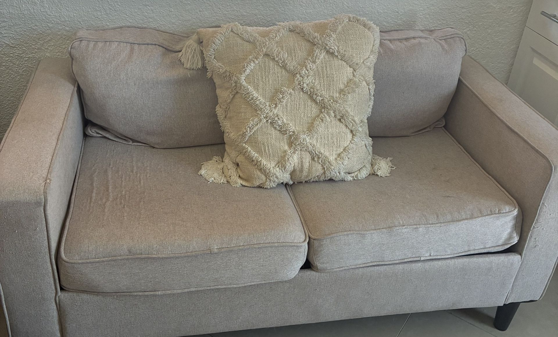 fabric loveseat 