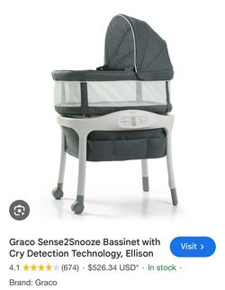 Graco sense to snooze bassinet
